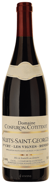 Confuron-Cotetidot Nuits-St-Georges 1er Cru Les Vignes Rondes 2018