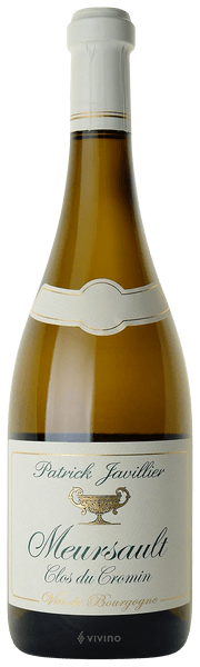 Patrick Javillier Meursault Clos du Cromin 2022